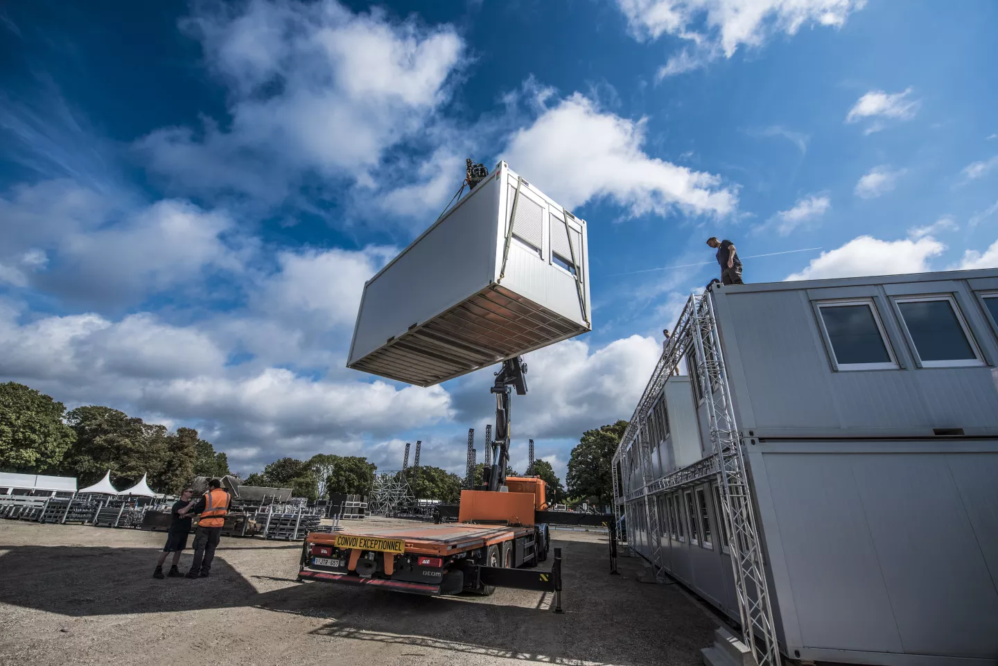 Modules préfabriqués à Bruxelles