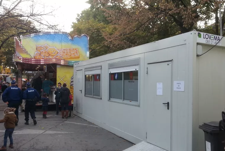 Base policière sur la Foire de Liège_module 830