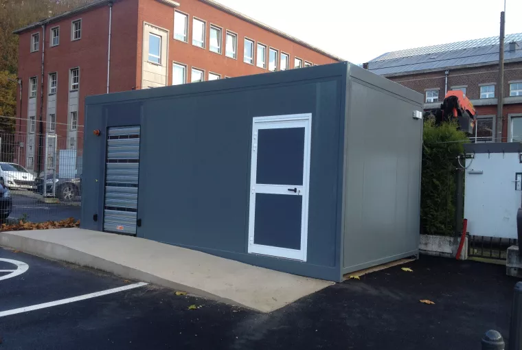 Caisse automatique de parking dans un module type 630